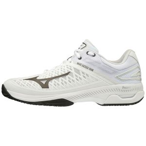 Mizuno Wave Exceed Tour 4 CC Παπουτσια Τενις Ανδρικα - Ασπρα